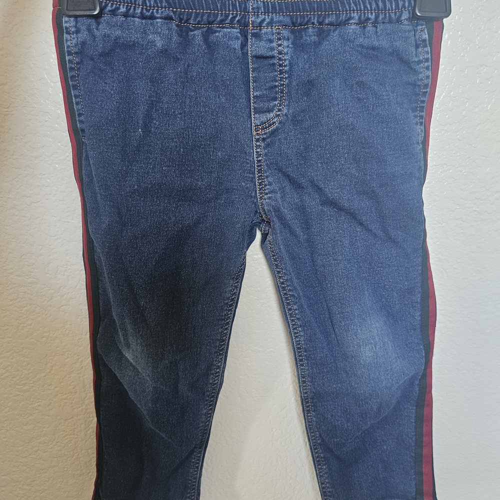 Gucci Blue Denim with Orange Stitching